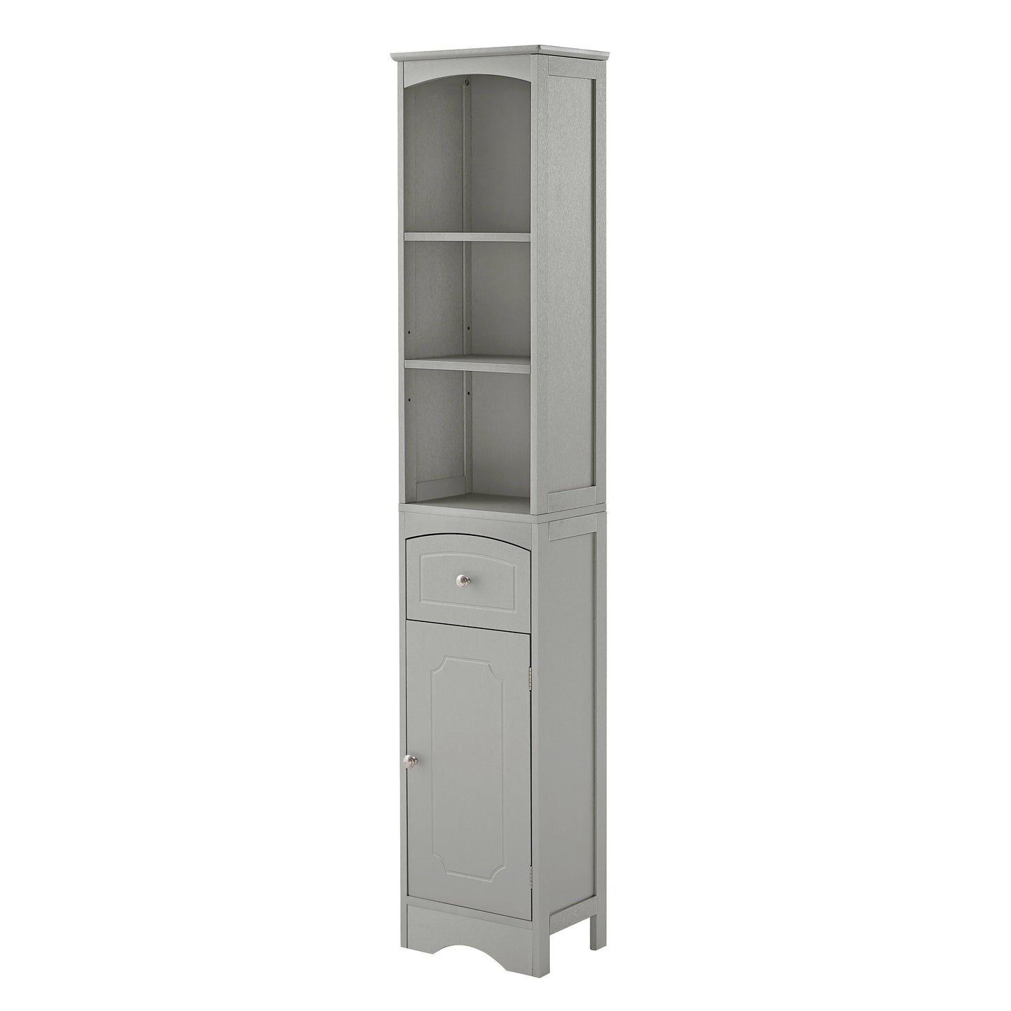 Tall Bathroom Cabinet Storage Cabinet With Drawer Adjustable Shelf