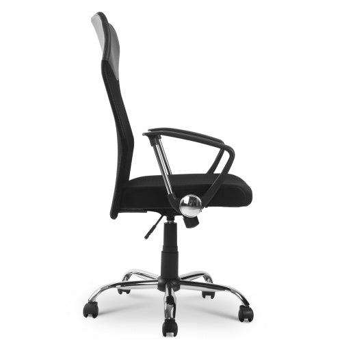 Mesh High Back Executive Office Chair - Multicolour Adjustable Swivel Recliner