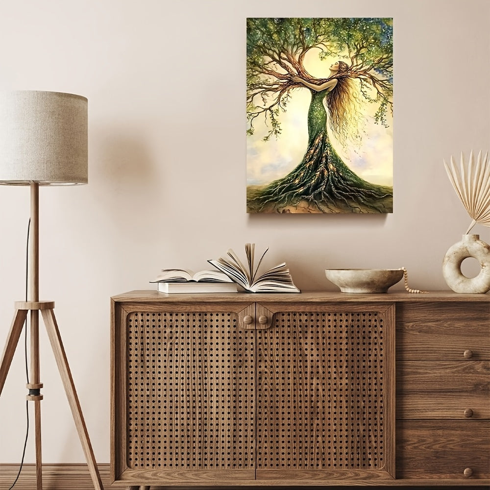 Tree of Life Canvas Art Print - Wooden Framed Nature Wall Decor
