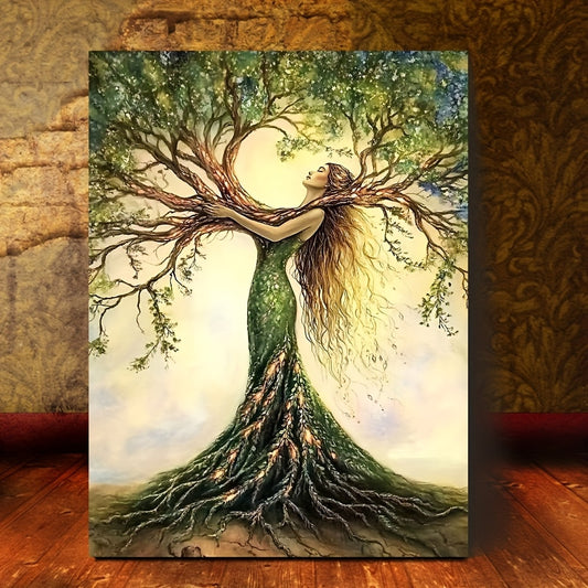 Tree of Life Canvas Art Print - Wooden Framed Nature Wall Decor