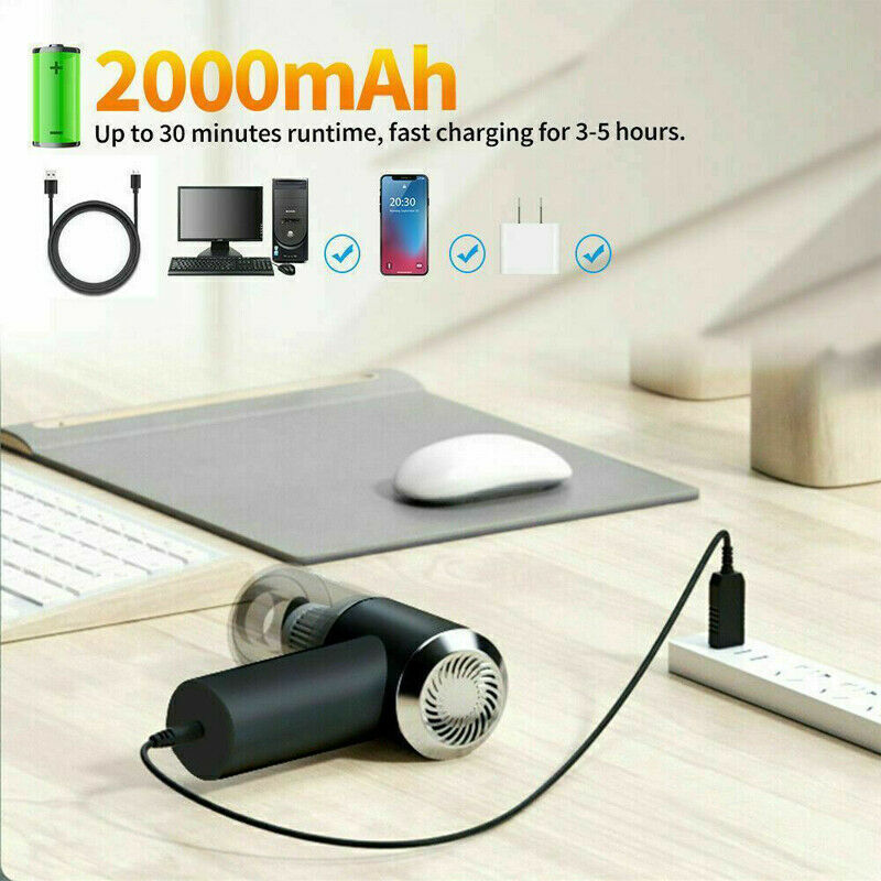 Portable Handheld Vacuum Cleaner - Cordless Car & Home Vacuum 5500Pa Suction