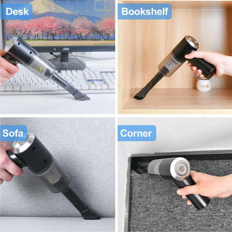 Portable Handheld Vacuum Cleaner - Cordless Car & Home Vacuum 5500Pa Suction