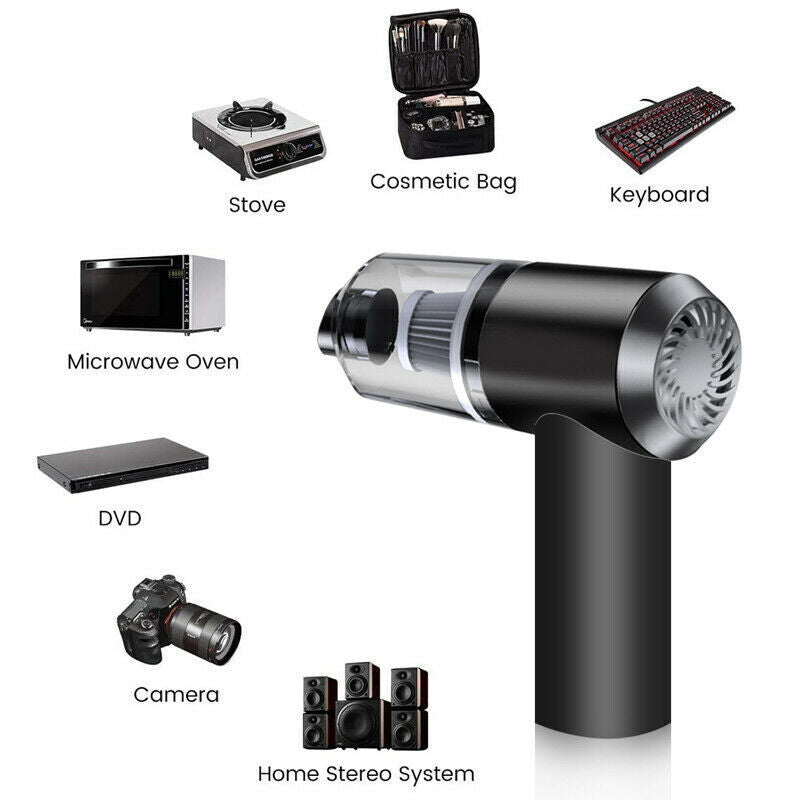 Portable Handheld Vacuum Cleaner - Cordless Car & Home Vacuum 5500Pa Suction