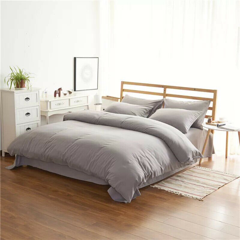 Luxury 4-Piece Bedding Set - Ultra-Soft Polyester Duvet Cover Set for 2m Beds