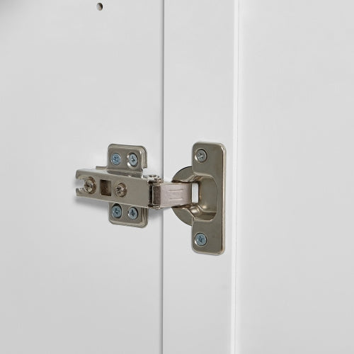 High Bathroom Storage Cabinet - Tall Vertical Storage with Multiple Compartments