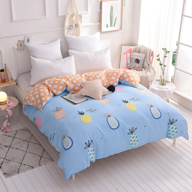 100% Cotton Duvet Cover - Soft Breathable Bed Quilt Cover