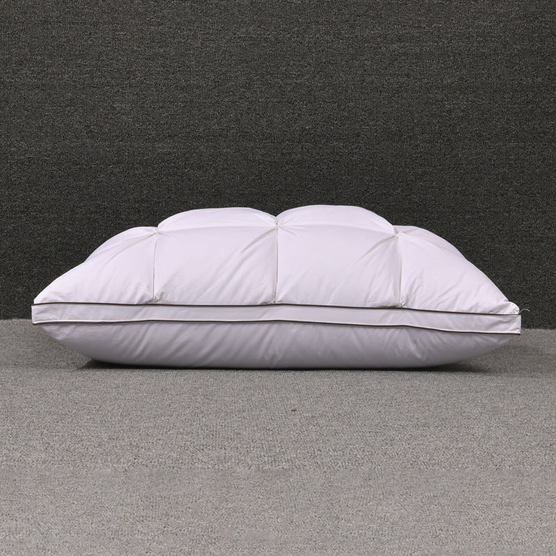 95% White Goose Down Pillow - Premium Pure Cotton Sleep Aid Pillow
