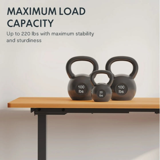 Electric Standing Desk - Adjustable Height Home Office Computer Workstation