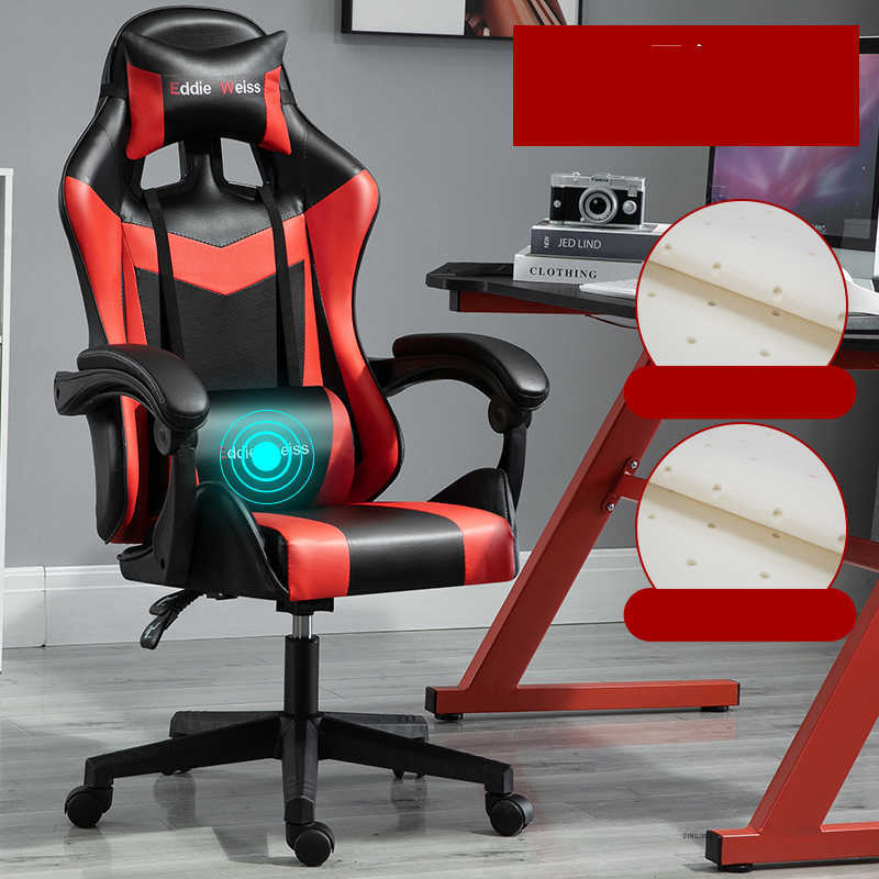 Gaming Office Chair with USB Massage & Footrest - Ergonomic UK