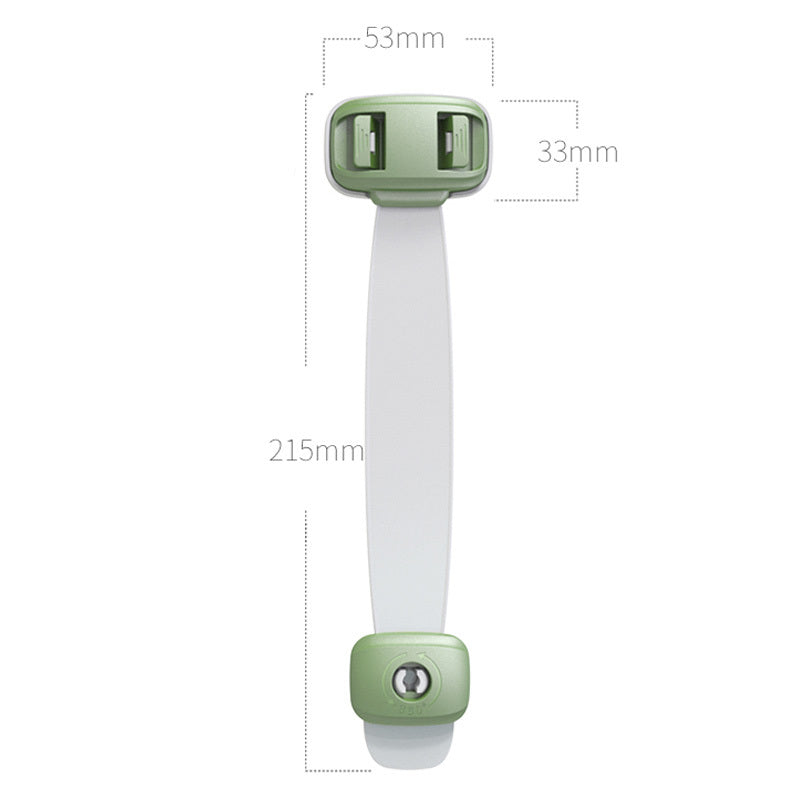 Child Safety Cabinet Locks - Adjustable Adhesive Straps for Baby Proofing (10 Pack)