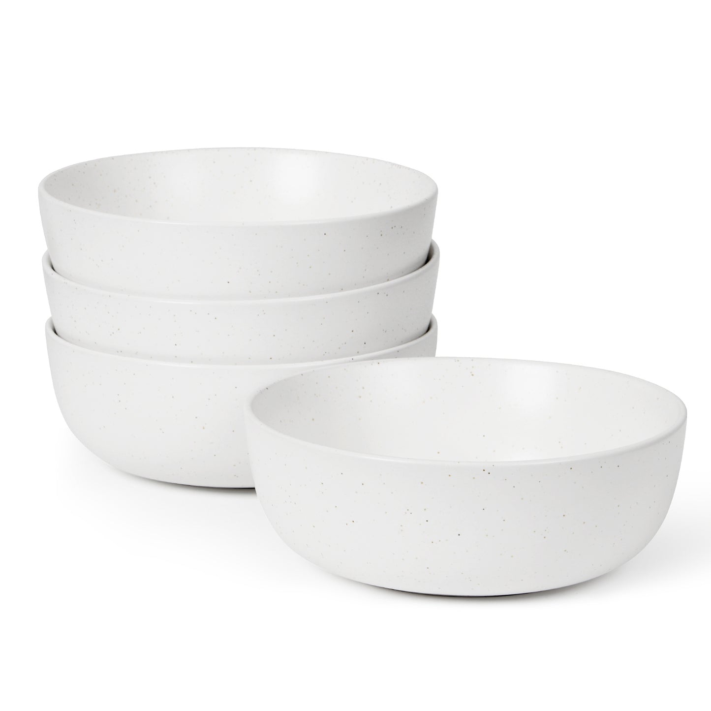 Ceramic Bowls Set of 4 - 27oz Perfect Portion Bowls for Cereal, Salad & Soup