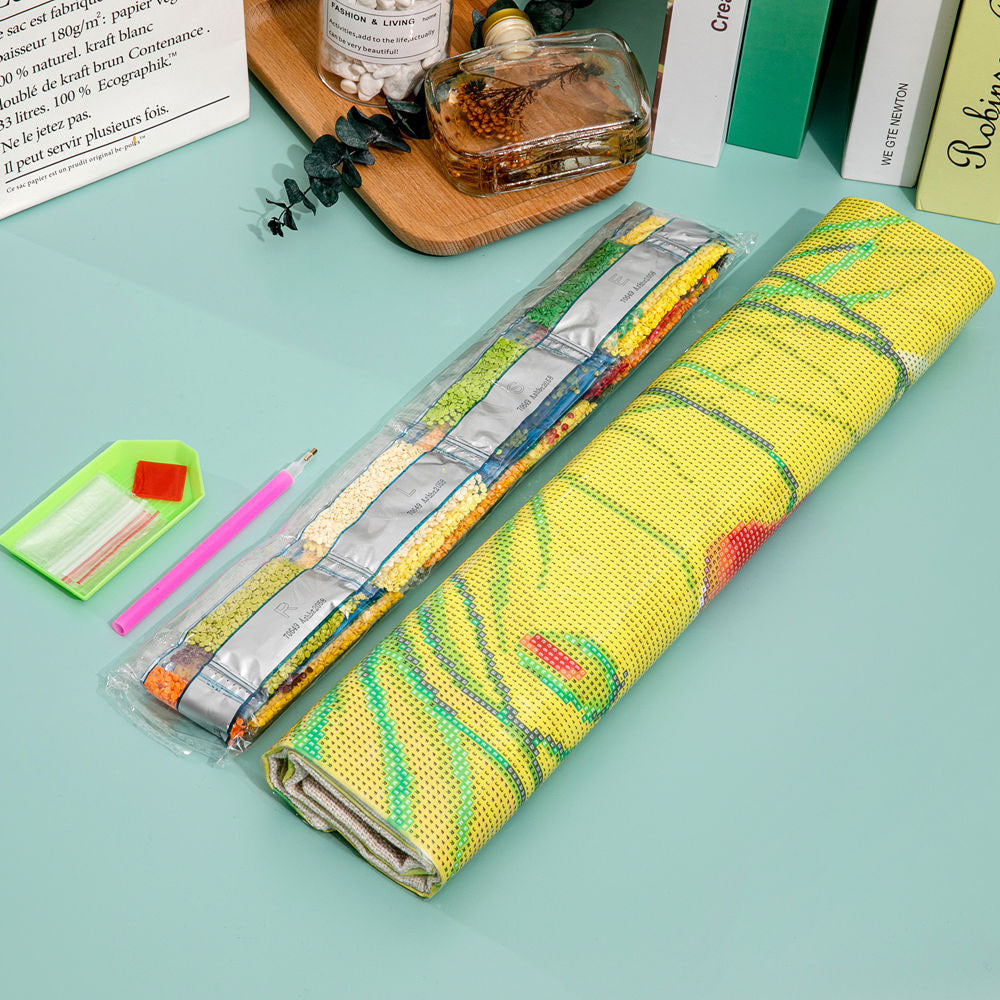 DIY Diamond Painting Pillowcase - Creative Handmade Cushion Cover Kit