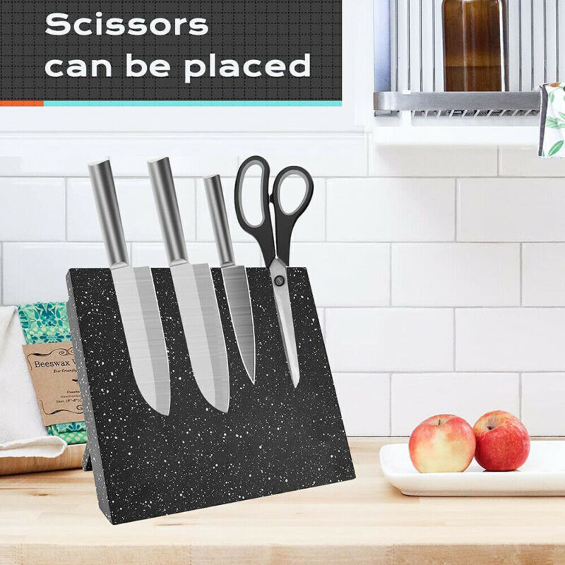Magnetic Knife Holder - Wall Mount Knife Storage Rack for Kitchen Organization