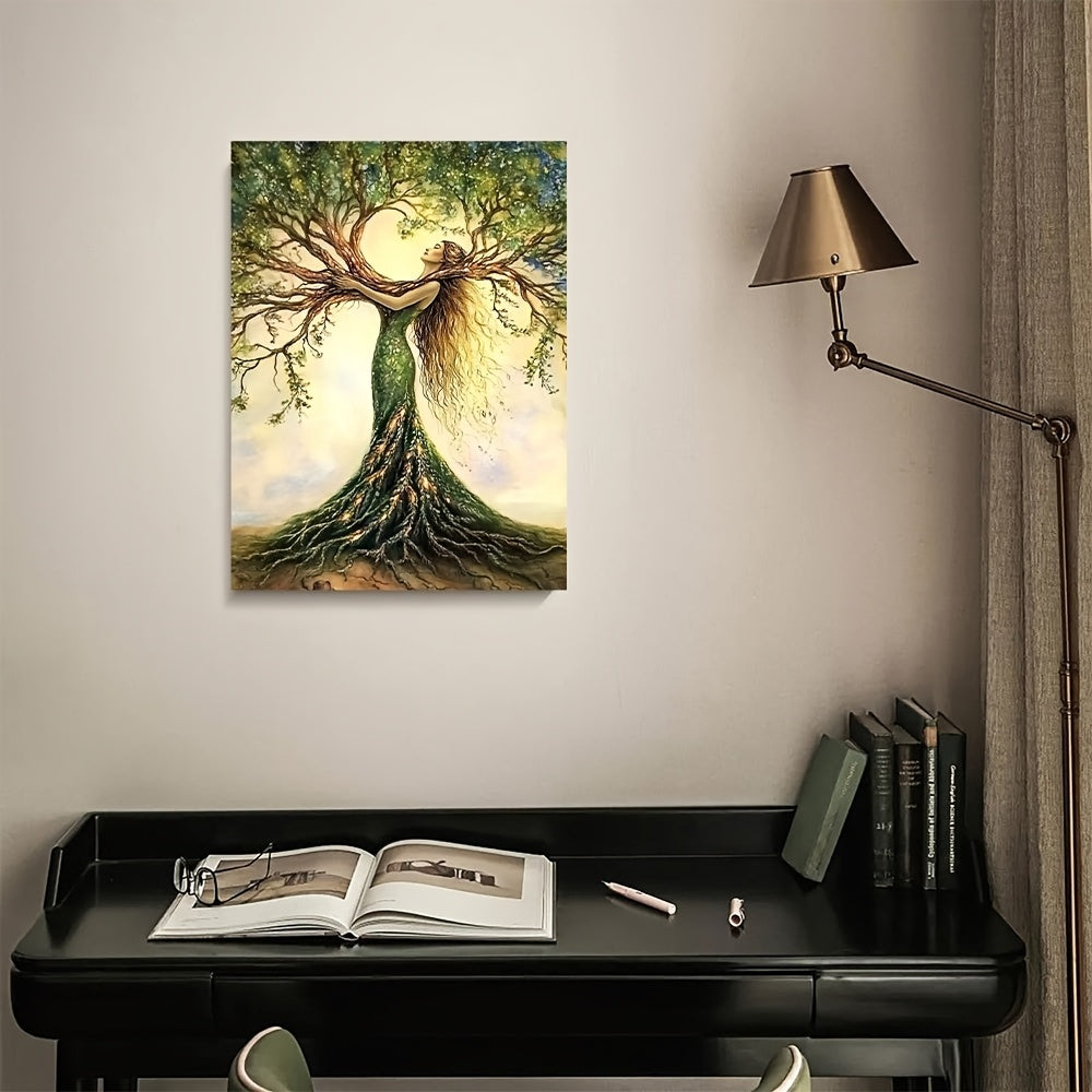 Tree of Life Canvas Art Print - Wooden Framed Nature Wall Decor
