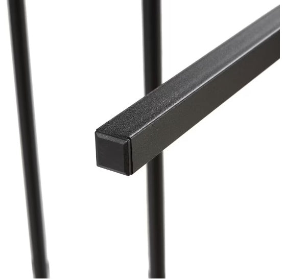 King Size Metal Platform Bed with Wooden Headboard, Footboard & USB Ports