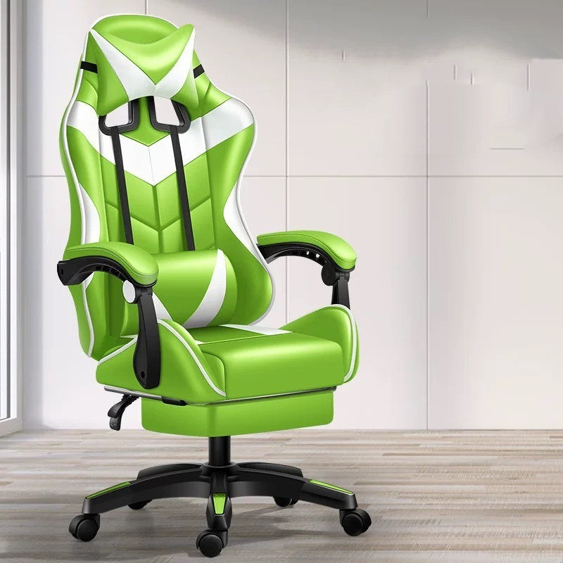 Reclining Gaming Chair with Footrest - Ergonomic Office Chair for Students & Gamers