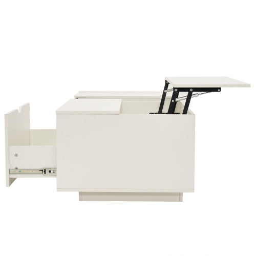 Lift Top Coffee Table with Hidden Storage - Modern Multifunctional Living Room Table