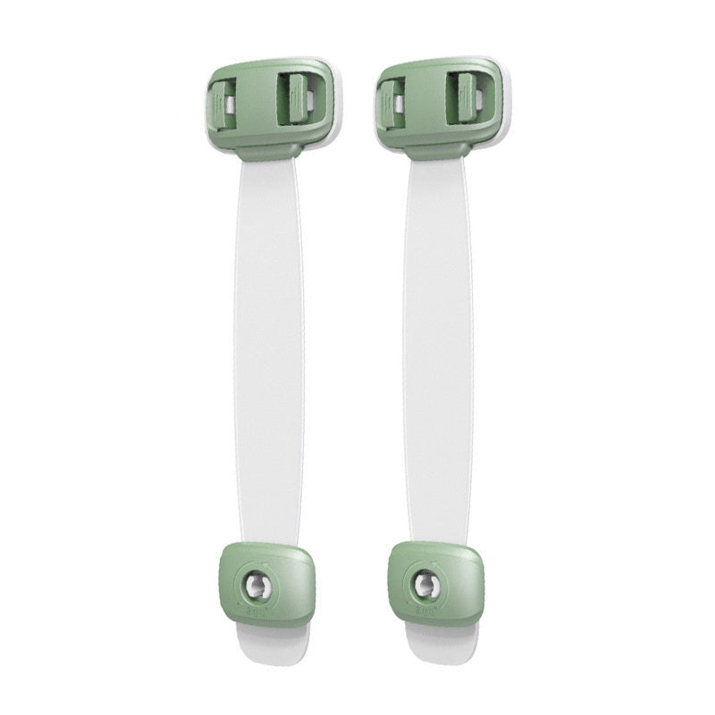Child Safety Cabinet Locks - Adjustable Adhesive Straps for Baby Proofing (10 Pack)