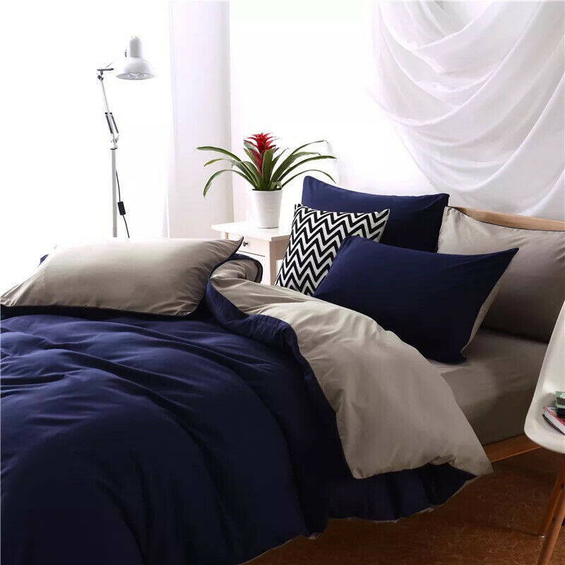 Luxury 4-Piece Bedding Set - Ultra-Soft Polyester Duvet Cover Set for 2m Beds