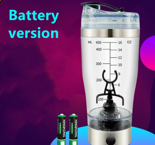Electric Protein Shaker Bottle - USB Rechargeable Vortex Mixer 600ml