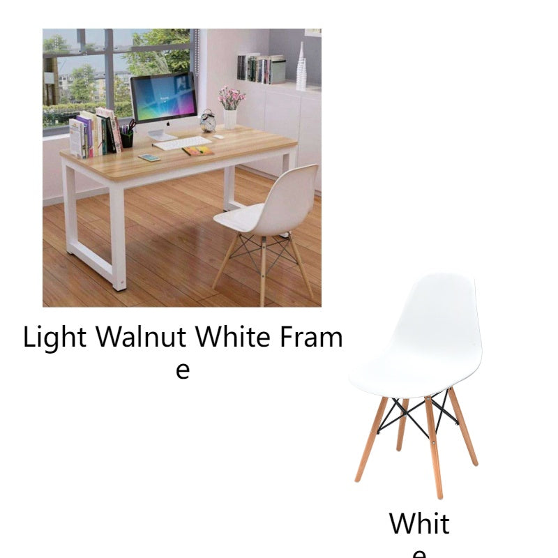 Simple Home Office Desktop Computer Desk - Modern Minimalist Workstation