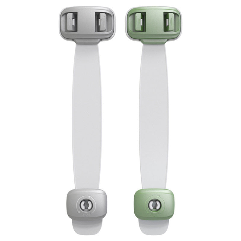 Child Safety Cabinet Locks - Adjustable Adhesive Straps for Baby Proofing (10 Pack)