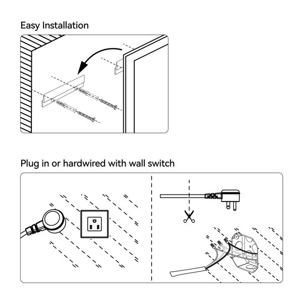 20" x 28" LED Bathroom Mirror - Compact Illuminated Wall Mirror with Touch Control