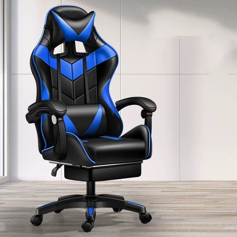 Reclining Gaming Chair with Footrest - Ergonomic Office Chair for Students & Gamers