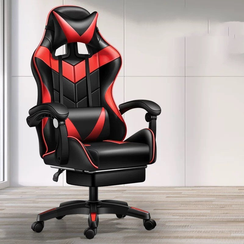 Reclining Gaming Chair with Footrest - Ergonomic Office Chair for Students & Gamers