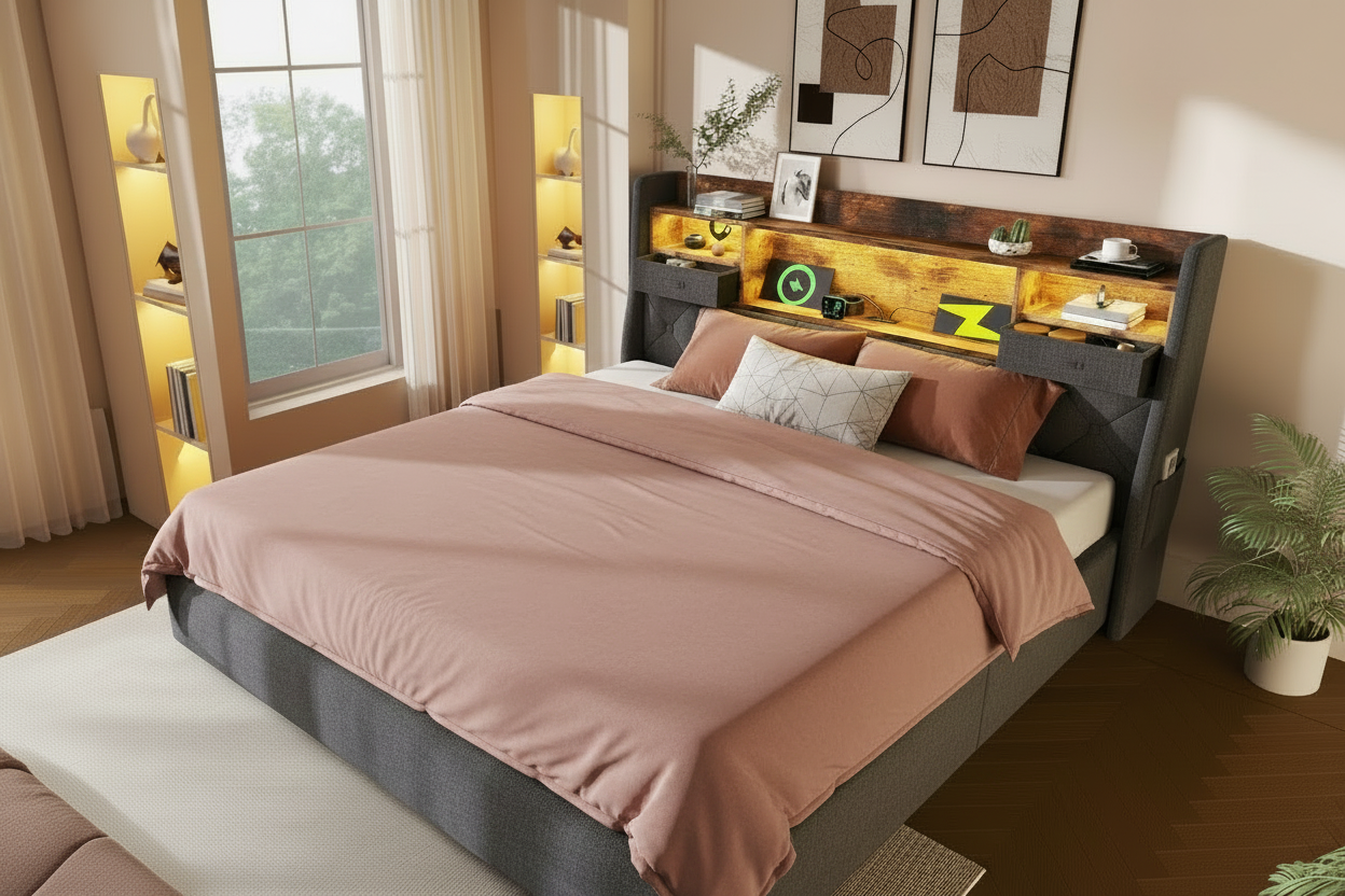 Blush pink duvet