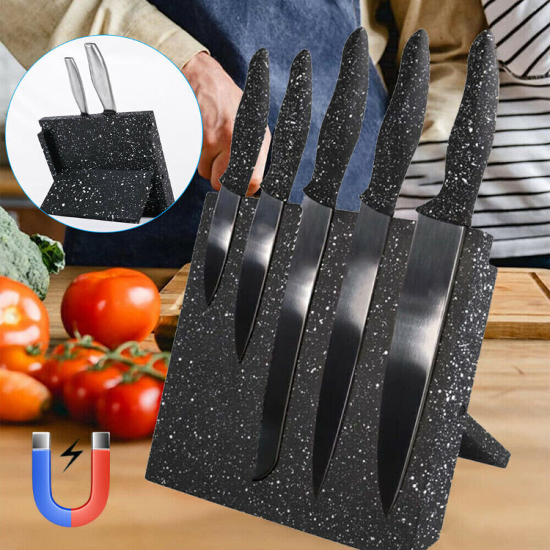 Magnetic Knife Holder - Wall Mount Knife Storage Rack for Kitchen Organization