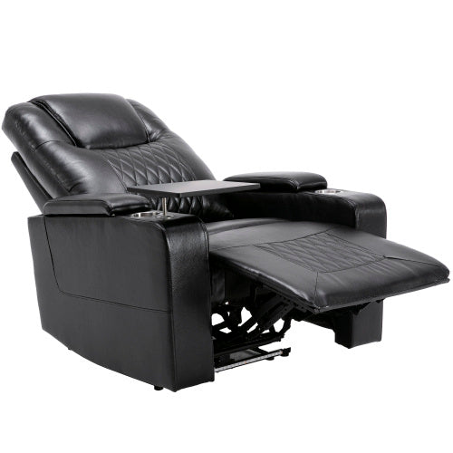 Electric Recliner Chair with USB Charging & LED Lights - Gaming & Home Theater Chair