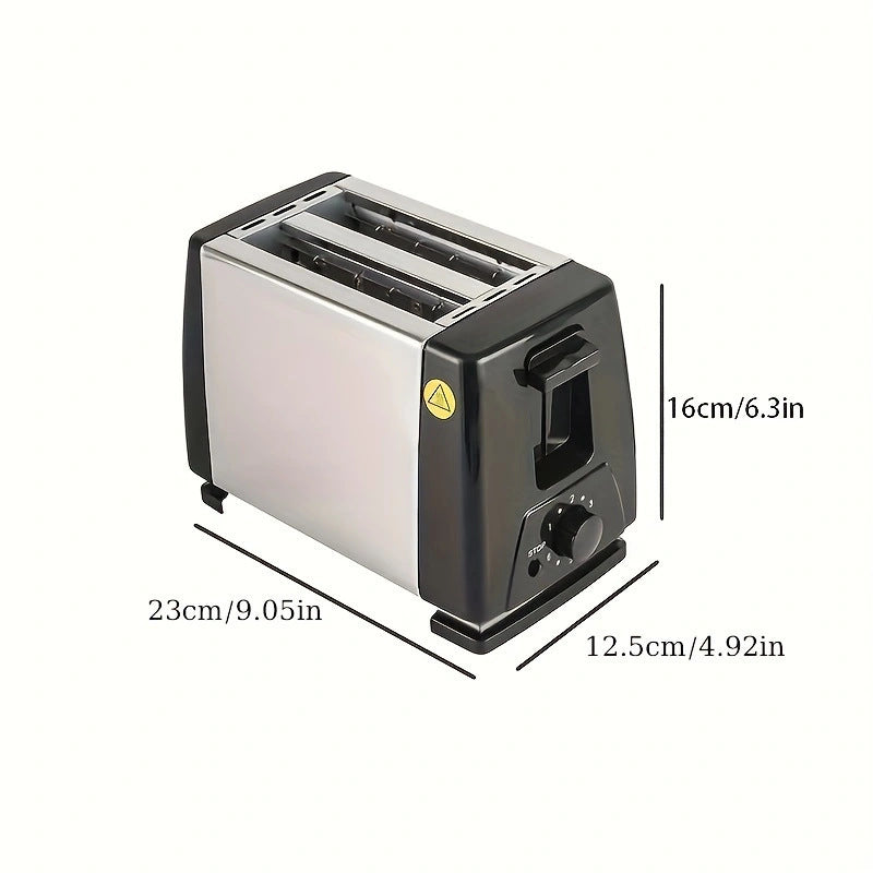 2-Slice Toaster - Automatic Bread Maker for Perfect Breakfast Toast