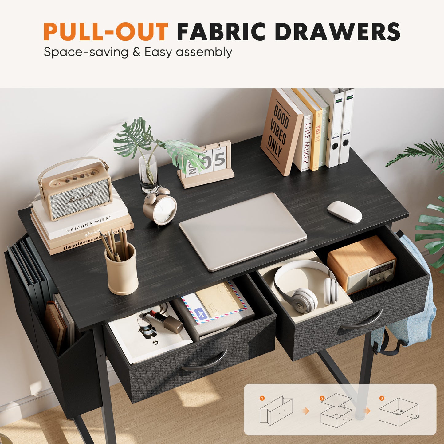 Small Home Office Bedroom Writing Learning Computer Desk - Compact Study Table