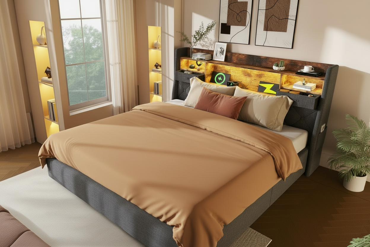 Camel tan duvet
