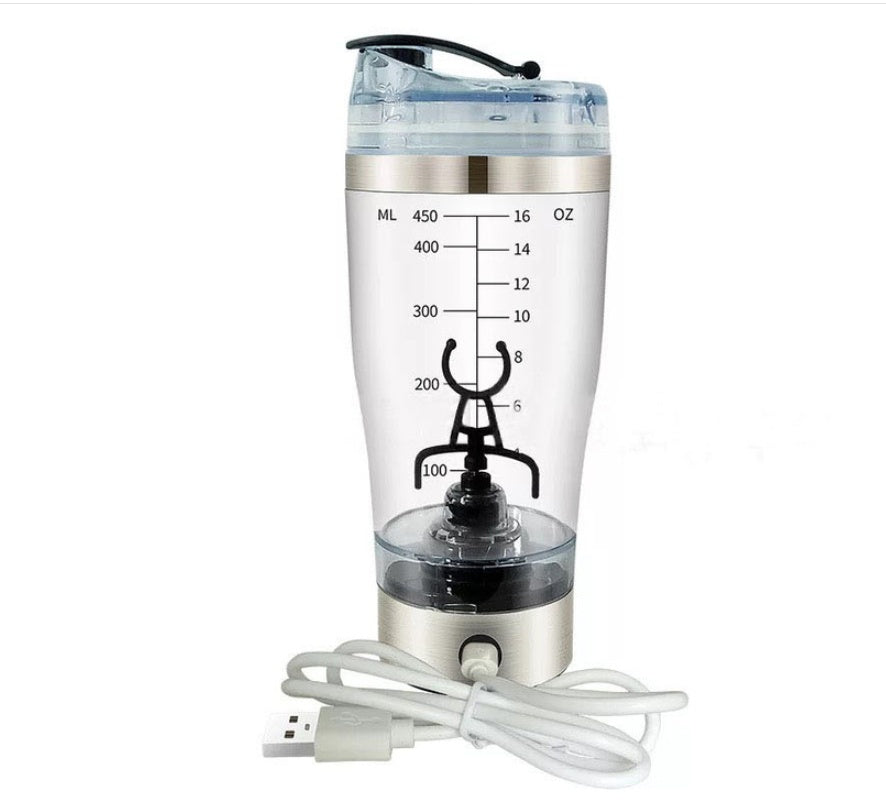 Electric Protein Shaker Bottle - USB Rechargeable Vortex Mixer 600ml