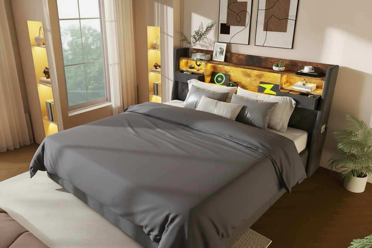 Charcoal grey duvet