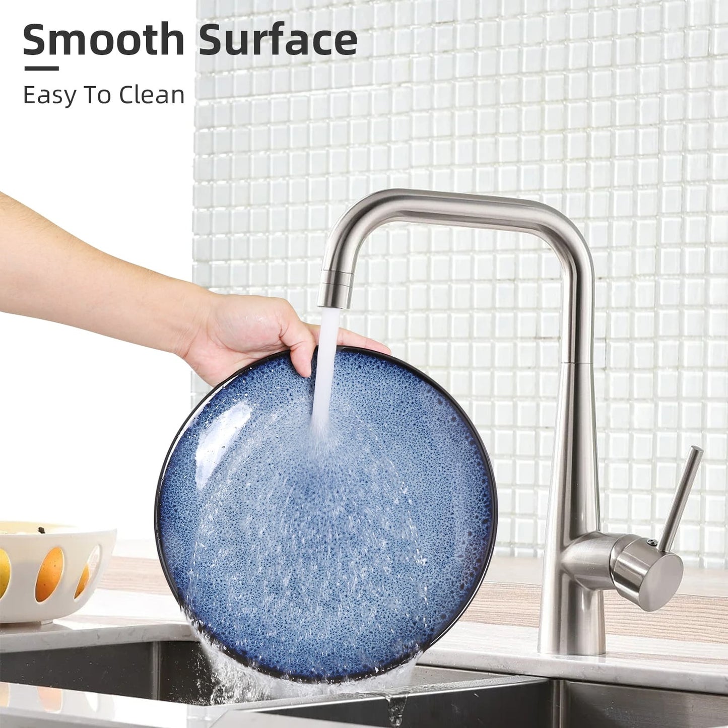 Ceramic Dinner Plates Set of 6 - Multi-Purpose Serving Plates for Steak, Pasta & Salad"