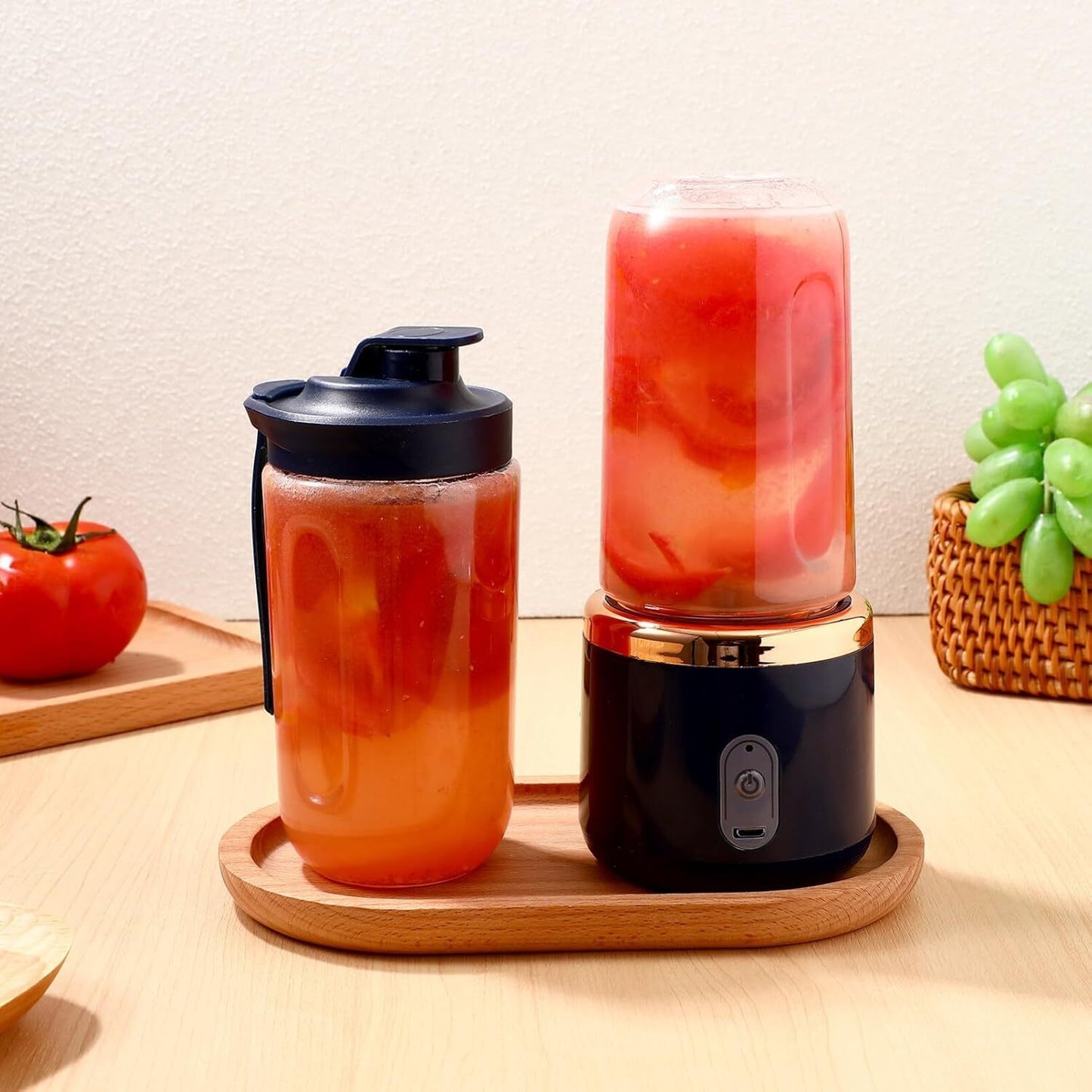Rechargeable Portable Blender - USB Electric Smoothie Maker 300ml