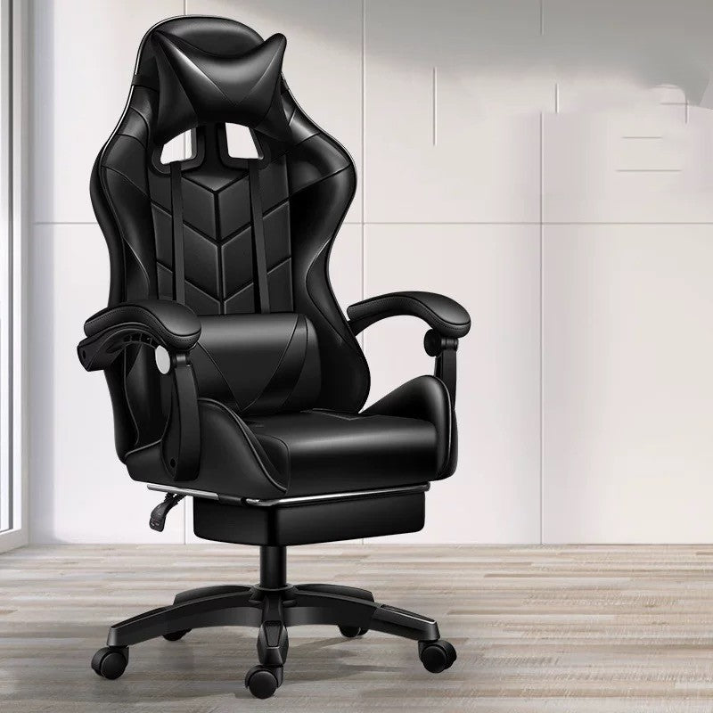 Reclining Gaming Chair with Footrest - Ergonomic Office Chair for Students & Gamers