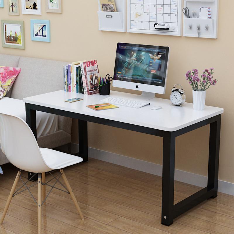 Simple Home Office Desktop Computer Desk - Modern Minimalist Workstation