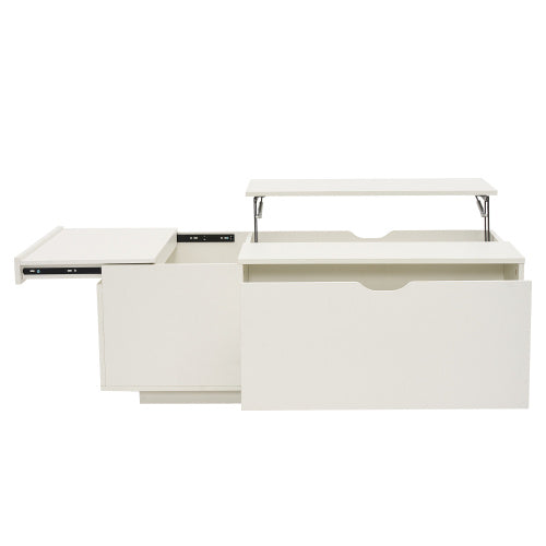 Lift Top Coffee Table with Hidden Storage - Modern Multifunctional Living Room Table