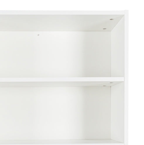 63" Large Kitchen Hutch Cabinet - Freestanding Pantry with 4 Doors, 4 Drawers & Microwave Shelf