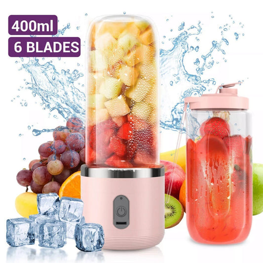 Rechargeable Portable Blender - USB Electric Smoothie Maker 300ml