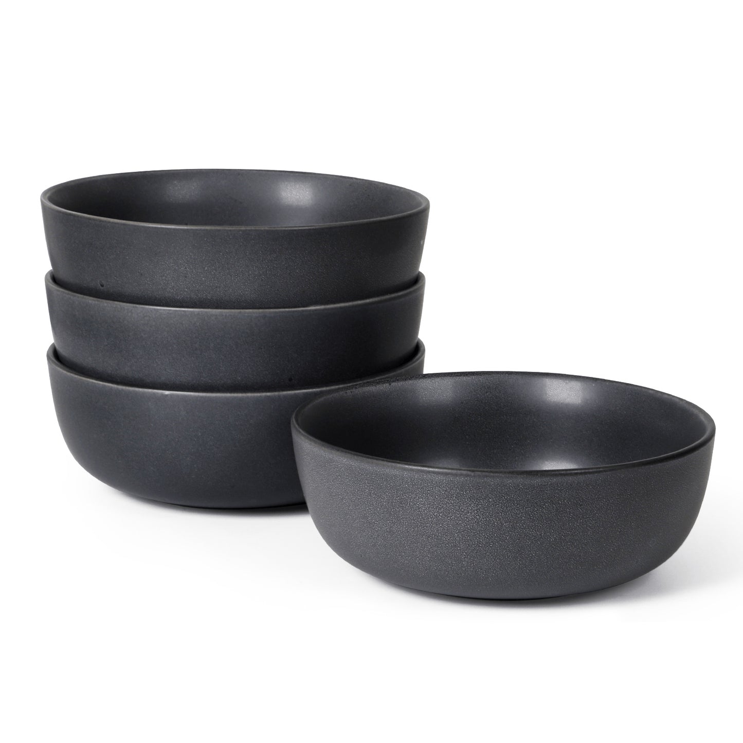 Ceramic Bowls Set of 4 - 27oz Perfect Portion Bowls for Cereal, Salad & Soup