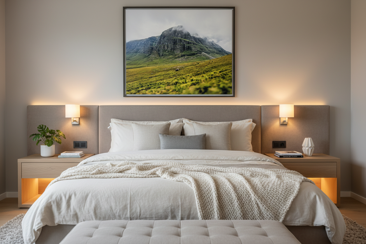 16x24 Highland Mountain Matte Poster - Scottish Landscape Print