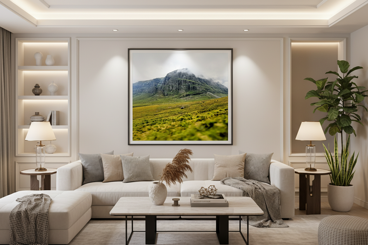 16x24 Highland Mountain Matte Poster - Scottish Landscape Print