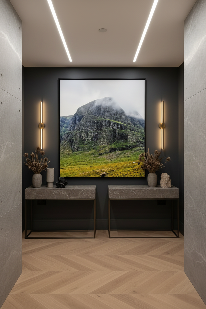 Highland Mountain Matte Poster 11x14 - Scottish Landscape Print