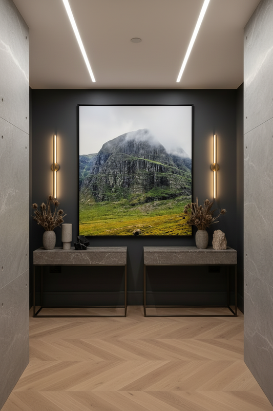 Highland Mountain Matte Poster 16x20 - Scottish Landscape Print