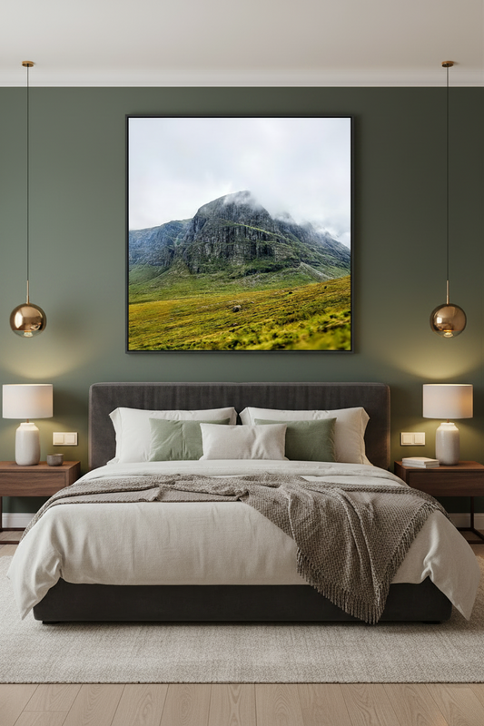 16x24 Highland Mountain Matte Poster - Scottish Landscape Print